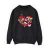 The Powerpuff Girls Womens/Ladies Holding Hands Heart Sweatshirt