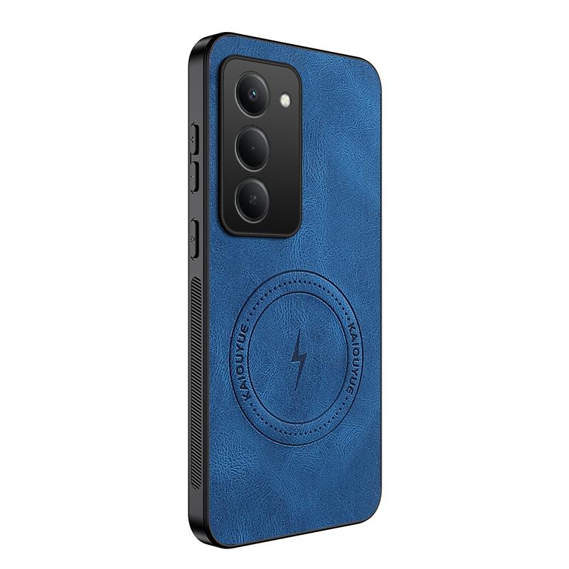 For Xiaomi Redmi 15 5G (Global) (169mm) Magnetic Case WANLONFENG SD1 Series Nappa Texture PC TPU Phone Cover