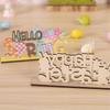 Easters Decors Tabletop Centerpieces Signs,Easters Bunnies Wood Table Signs,Easters Decorations for Home Table Decors
