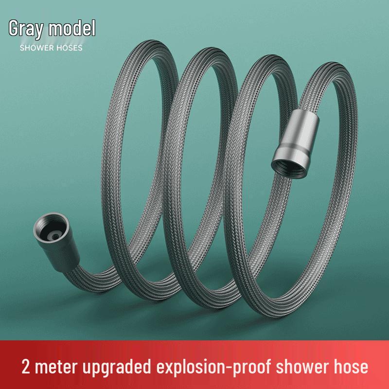 Upgraded Anti-Tangle Explosion-Proof High Flow Shower Hose with Universal Connection
