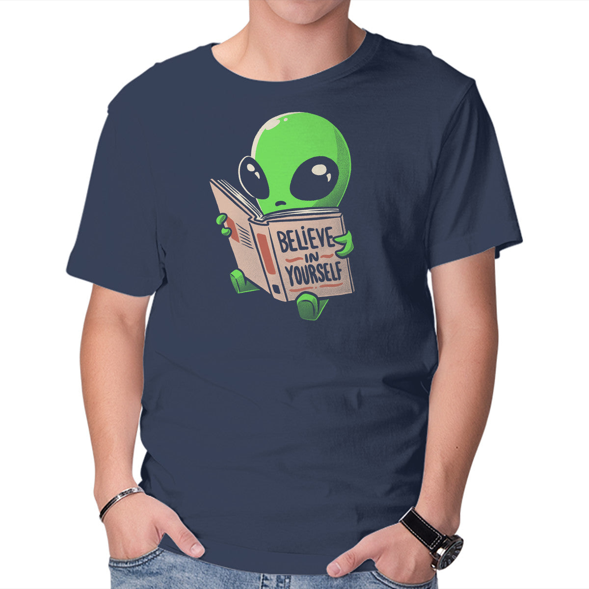 Unisex Crew Neck T-Shirt How to Believe in Yourself Graphic Short Sleeve Casual Tee XXXL
