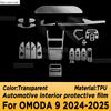For OMODA 9 2024 2025 Panel Dashboard Navigation Automotive Interior Protective Film TPU Anti-Scratch Accessories