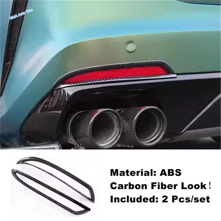 Car Rear Air Knife / Rear Fog Lights Lamps Decoration Cover Trim For GAC Trumpchi Empow 2024 2025 Exterior Accessories