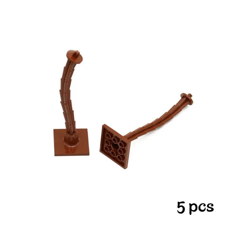 Non-Toxic Moc Building Blocks Plant Bush Tree Flower Grass Diy Buildingparts Creative Bricks 2417 2423 4727 6255 30176 33291 32607 Toys