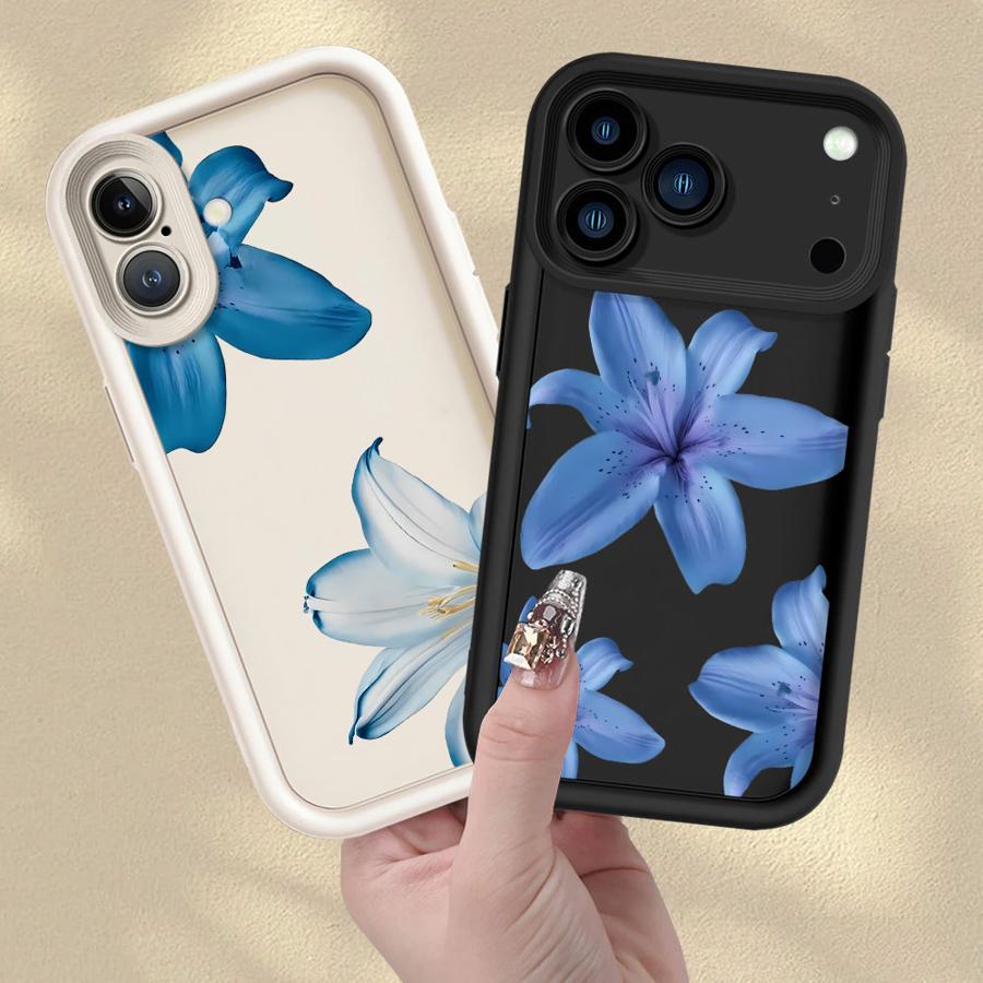 Case for iPhone 17 Pro Max 12 Pro 15 Plus Air 16 14 13 11 Phone Cover Cartoon Flower Pattern