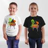 Halloween Trick or Treat T-Shirt Mens Womens Tees Top Funny Ghost Pumpkin Bat Costume Tee Top