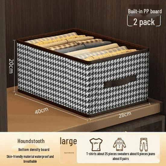 Tragbarer Stoff-Kleiderorganizer, Aufbewahrungsbox im Schubladenstil für Hosen und Haushaltsgegenstände