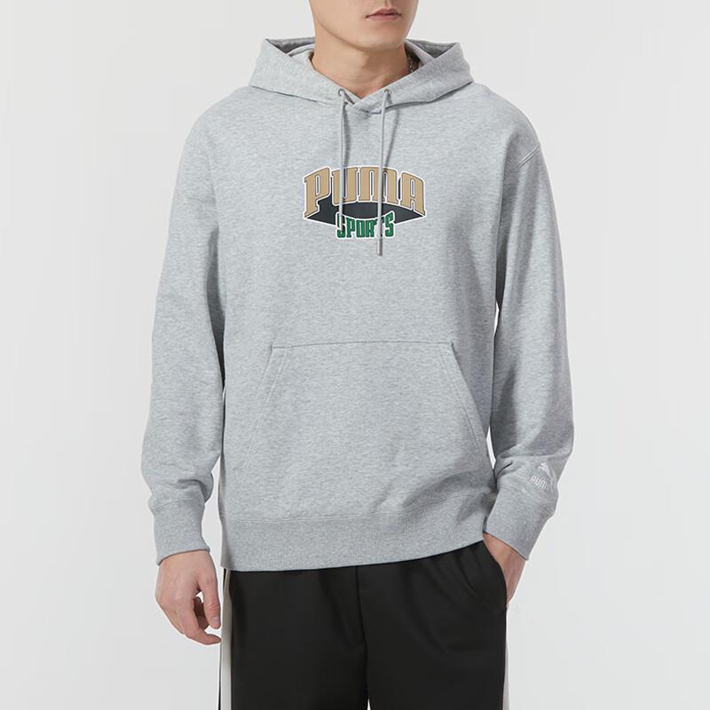 Мужская спортивная толстовка с капюшоном Puma из махровой ткани M