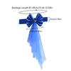 1Pcs Multi Color Chair Bandage Bowknot with Elastic Band Chair Sash Decoration Bow Knot Tie Wedding Chair Ribbon