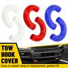 2PCS Trailer Hook Cover Tow Truck Hook Ring Traction Hitch Silicone Cover for Ford F150 2004-2024 Automotive External Accessory