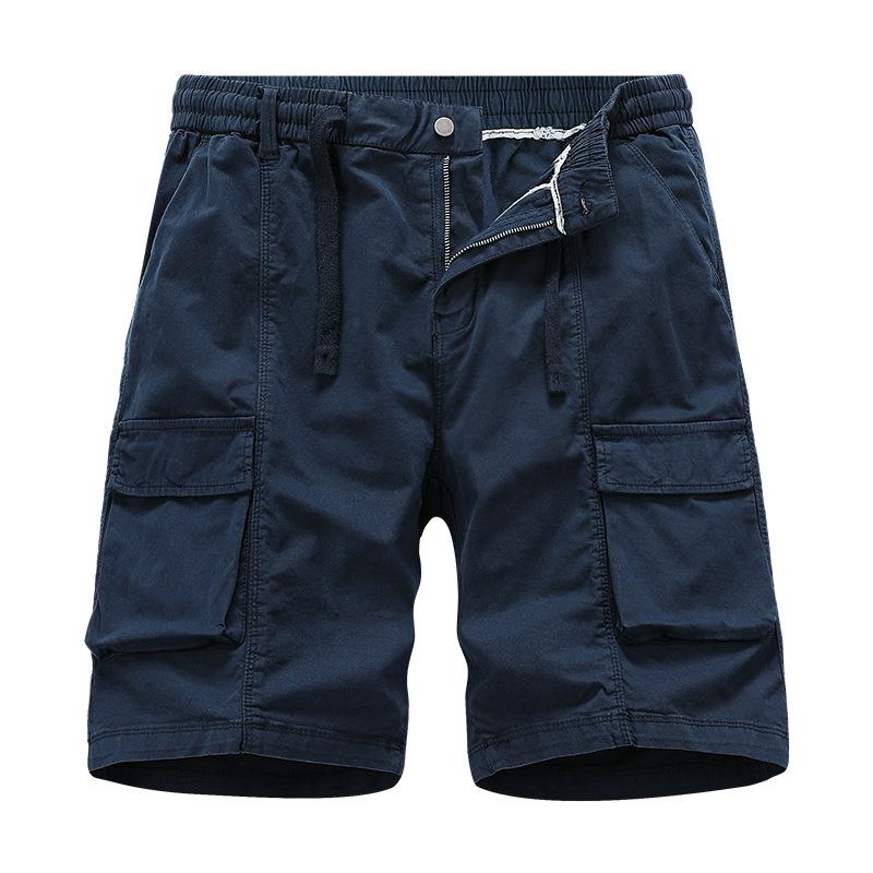 Cargo Shorts Men Summer Fashion Casual Straight Multi-Pockets Shorts Bermudas Sports Knee Length Pants