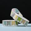 New Colour Flag Tape DIY Decoration Scrapbooking Planner Masking Adhesive Tape Kawaii Stationery