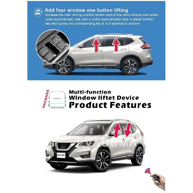 Multi-function Car Windows Closer Lifter For Nissan X-TRAIL T31 T32 Car Power Window Close Lift Systems For XTRAIL Accessories