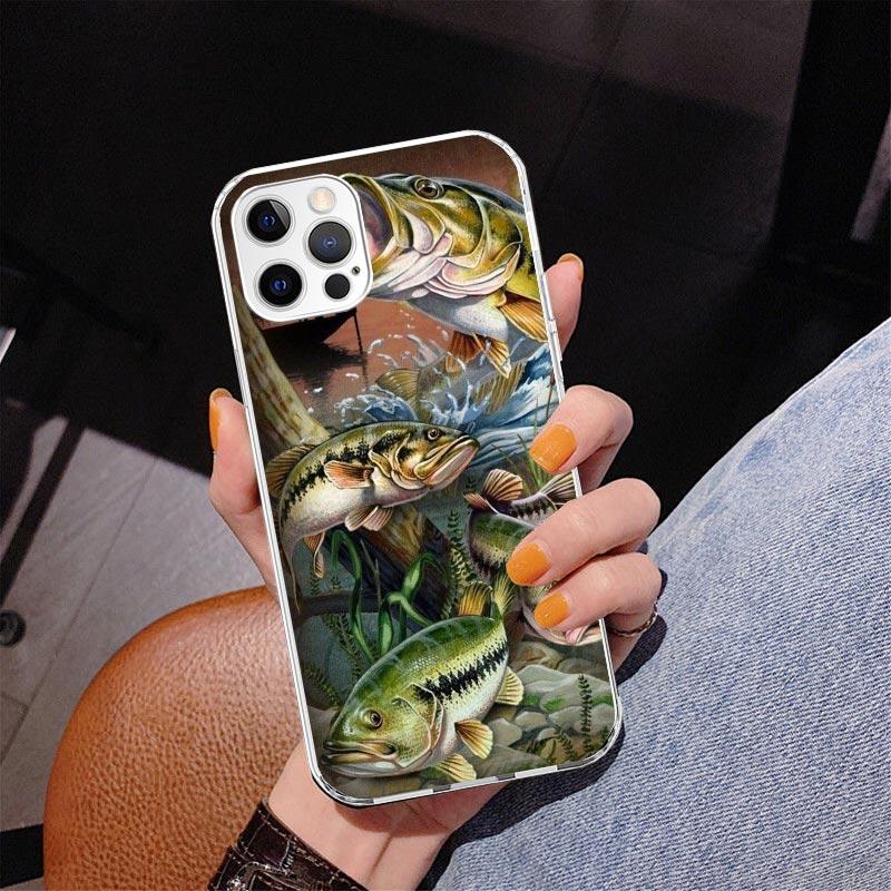 Offshore Angling Fishing Fish Rod Phnoe Case for Iphone 17 Air 16 11 12 13 Mini 14 Plus 15 Pro Max 7 8E SE 2020 16ProMax Phone C