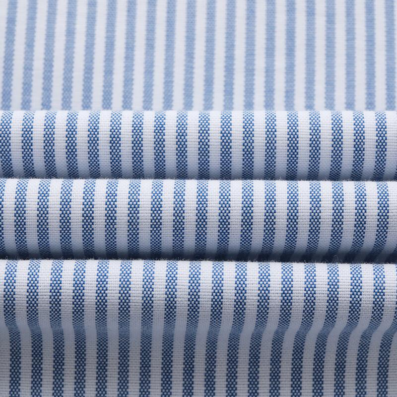 HAZZYS Men's Striped Pure Cotton Oxford Long-Sleeve Shirt