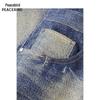 Peacebird Men's Washed Distressed Wide-Leg Jeans B1HAF1141