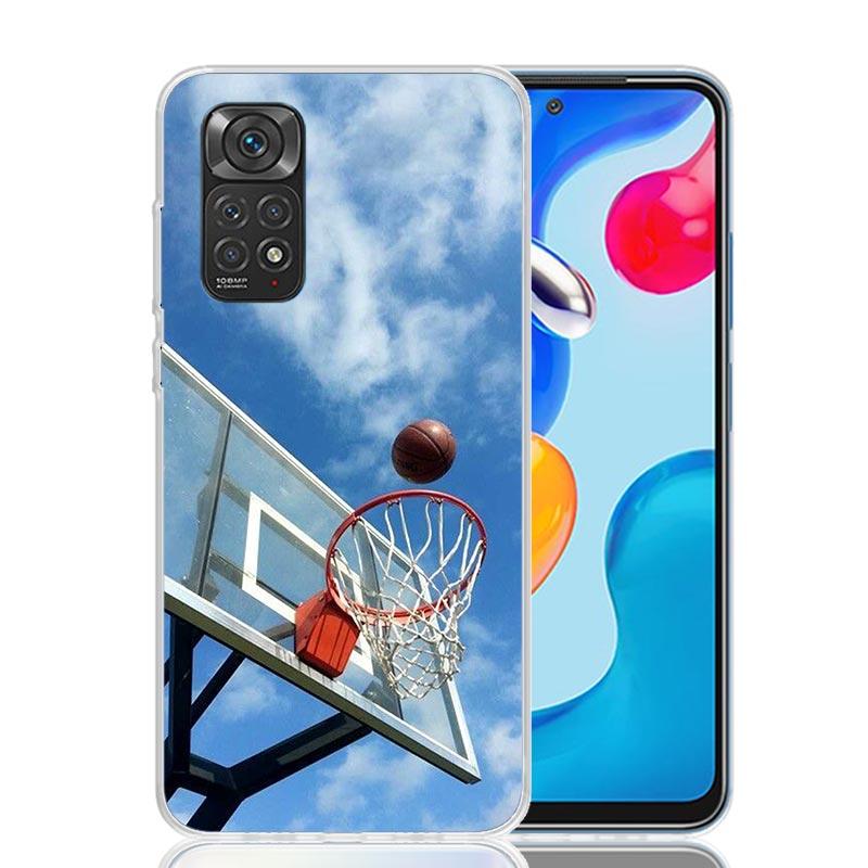 Basketball Basket Play Case Phone Cover for Xiaomi Redmi Note 14 13 12S 12 11S 11 11T 11E 10S 10 Pro Plus 5G Trend Fundas Note 1