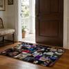 DDrake Rapper Floor Mat Soft Flannel Absorbent Mat Non-Slip Rug Home Bedroom Bathroom