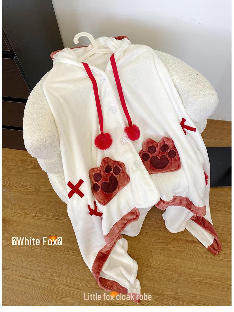 Pijamale Capibara de Lux: Pătură Confortabilă & Pelerină Șal - Pufoasă, Pelerină Robă Leneșă