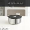 Microwave Oven Special Ceramic Lunch Box Fresh-keeping Box Round Heat-resistant Lunch Box Bowl with Lid Kitchen Rice Sealed Bowl