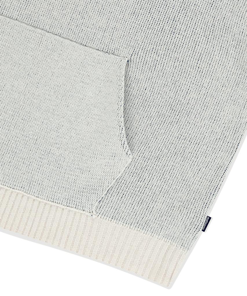 MAHAGRID Script Logo Knit Hoodie Ivory(Mg2Efmk640A)