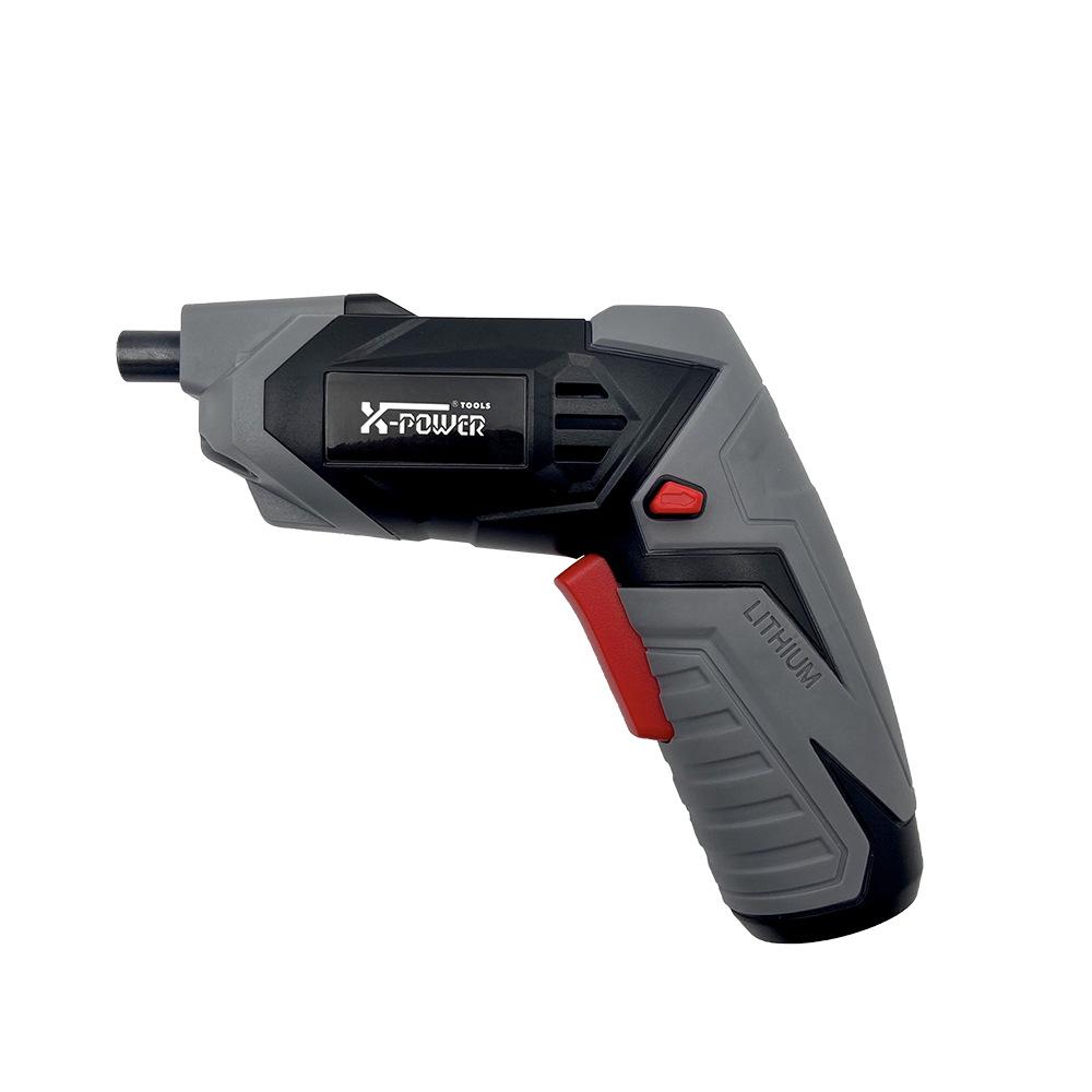 XPOWER Rechargeable Forward/Reverse Electric Drill & Screwdriver for Household Repair