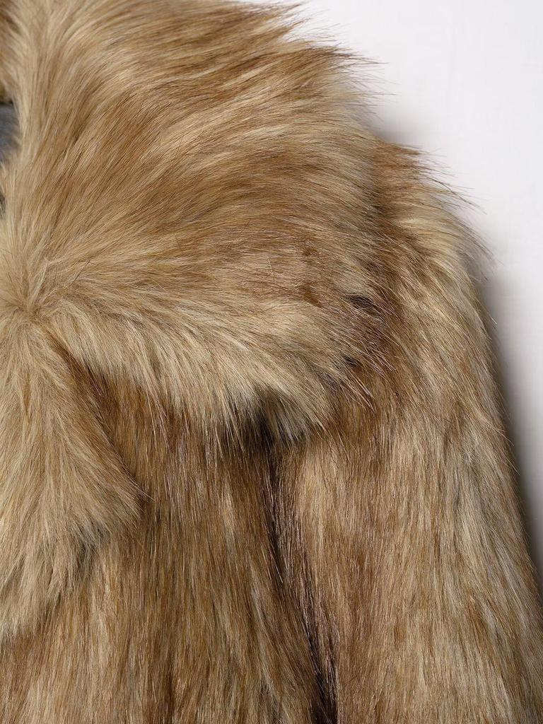 European & American Women's Faux Fur Short Jacket - Fashionable & Casual