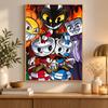 Cuphead Diamond Painting Kit 5D Full Drill DIY Diamond Mosaic Wall Art Home Decor