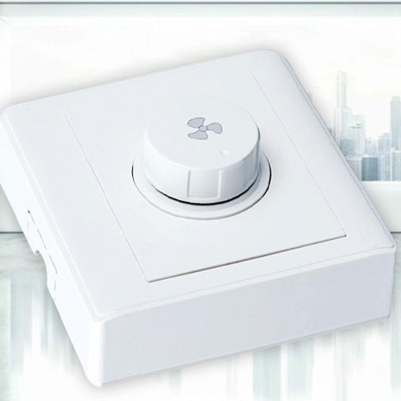 Adjustable Ceiling Fan Speed Control Switch Wall Button Dimmer Switch Electronics Mechanical Rotary On/Off Switch