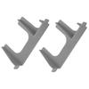 2pcs 2.5in Hard Drive Bracket HDD SSD 3D Printed Bracket for PS2 SCPH 30000 SCPH 50000 Console Silver Gray