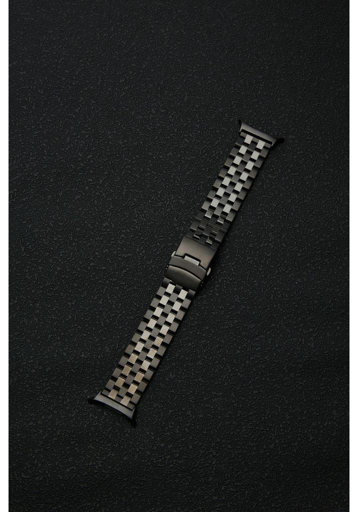 Stainless Steel Tank Band for Samsung Watch 5/7/8 Gen - Men's Link Style