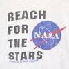 NASA 90s Old Back Print Short Sleeve T-shirt Gray Men's Used