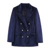 Velvet Suit Jacket & Bell Bottom Pants - Autumn European/American Style