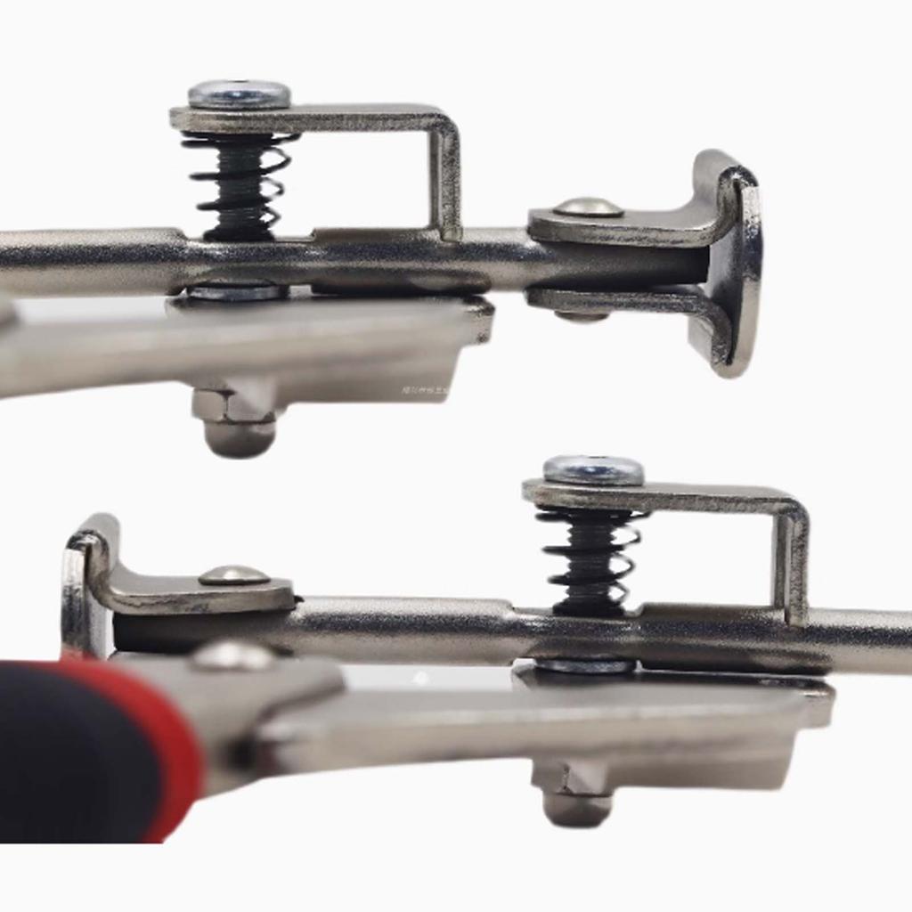 2-in-1 C-type Woodworking Locking Pliers, Oblique Hole Clamp for Cabinet Carpentry