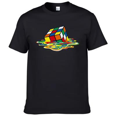 T-shirt d'été en coton avec imprimé Rubik's, humoristique et tendance, style hipster, unisexe, manches courtes, #304