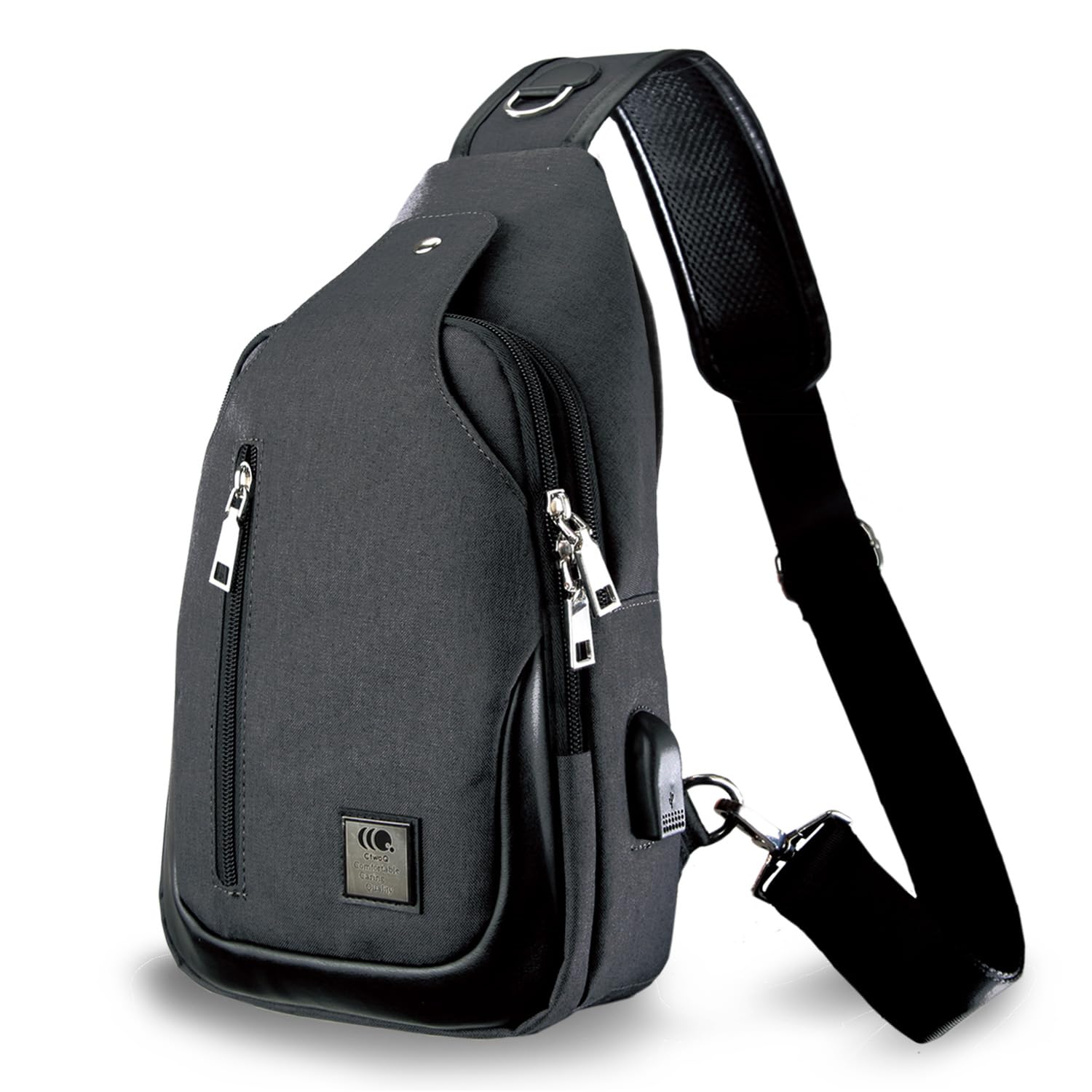 

two Body Shoulder Crossbody Large Popular for Black [C Q] Bag, Bag, One-Shoulder Bag, Bag, Capacity, Lightweight, Waterproof, Water-Repellent,