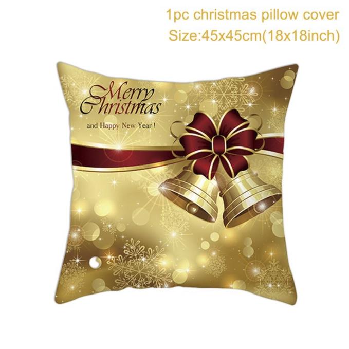 2022 Cartoon Christmas Style Collection Cushion Cover Printed Pillow Living Room Decorative Pillowcase Pillowcase Aesthetics