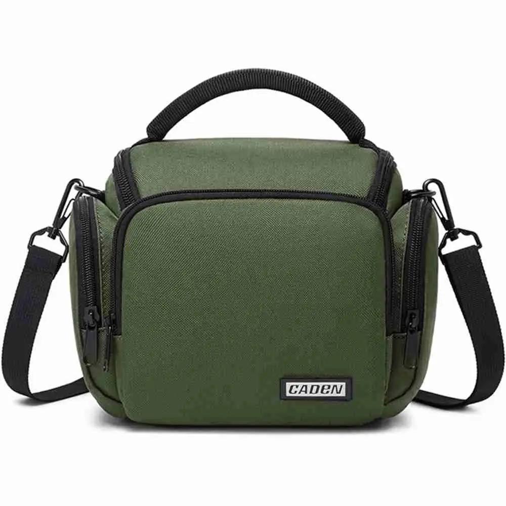 Multi-functional DSLR Camera Bag Professional Single Shoulder Camera Bag for Nikon Canon Sony Waterproof Photography Camera Bag зелёный