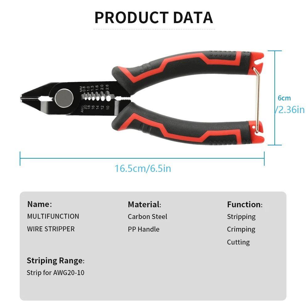 Fast Cutting Wire Stripper Pliers Clamping Cable Wire Crimping  Electrician  Repair Tools