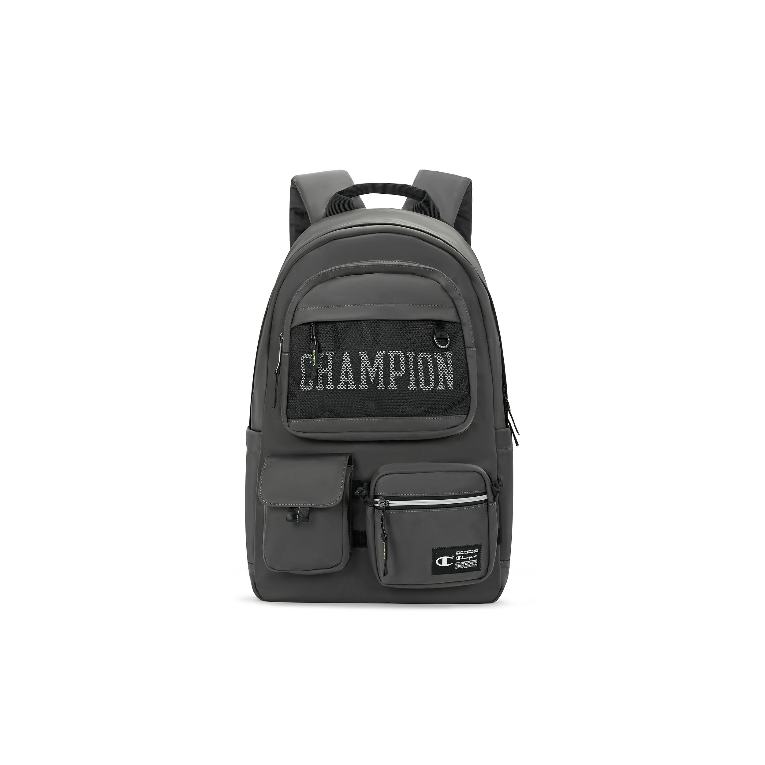 

New Champion Fabric Backpack Large Unisex Gray Camel U4CACPU03 30*16*48CM