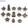 NEW Alloy Lucky Incense Burner Bowl Incense Holder With Handle Yoga Meditation Home Office Decor Ancient Style For Relaxation