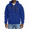 Men's Half Zip Hooded Sweatshirt for Fall and Winter, Casual Athletic Pullover Top