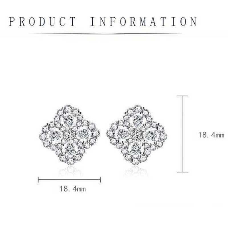 Sace Gems Classic Copper Alloy Zircon Earrings Ladies Jewelry Wedding Promise Party Gift