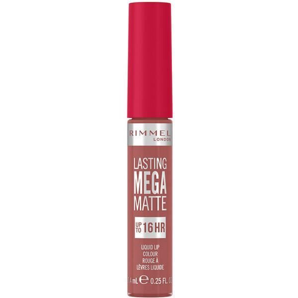 Rouge À Lèvres - RIMMEL LONDON - Lasting Mega Matte - 110-blush - 74 Ml - Application Au Pinceau