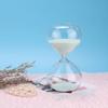 15 Minutes Cylinder Shaped Hourglass Sand Timer Sand Glass Desktop Ornament Birthday Gift