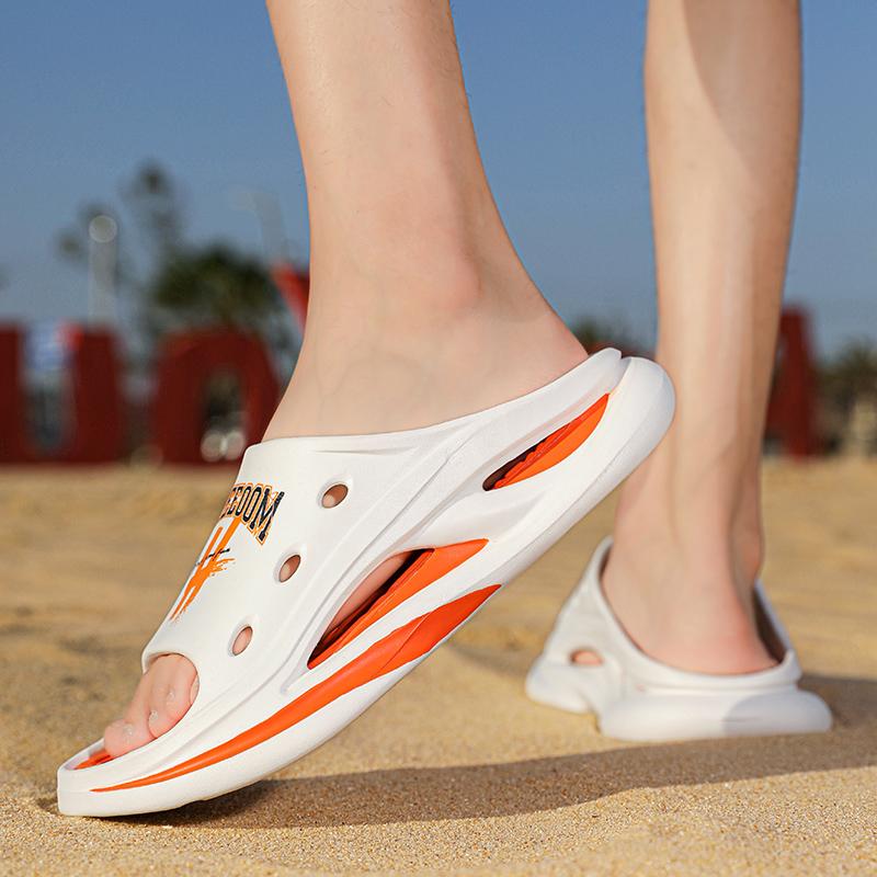 Fashion Eva Slippers for Men Casual Summer Couple Slipper Outdoor Non-slip Designed Main Push Men's Sandals Popular Model Male Footwear