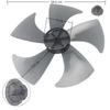 Household Fan Blade Plastic Electric Fan Accessories New Replacement Part  For Pedestal Fanner