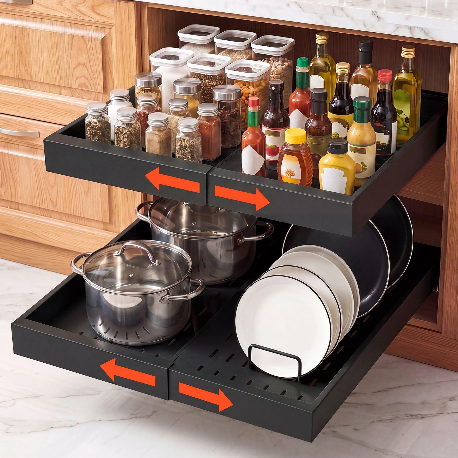 VEVOR Pull Out Cabinet Organizer, 2