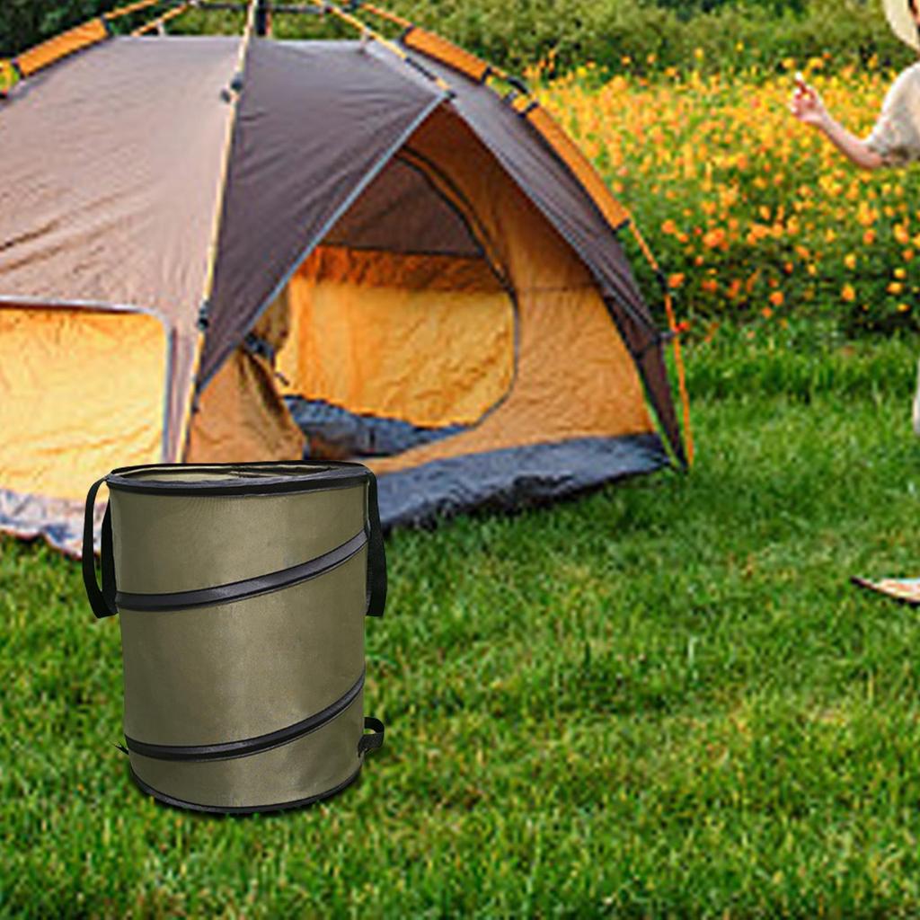 Reusable Yard Garden up Trash Can Bin , L