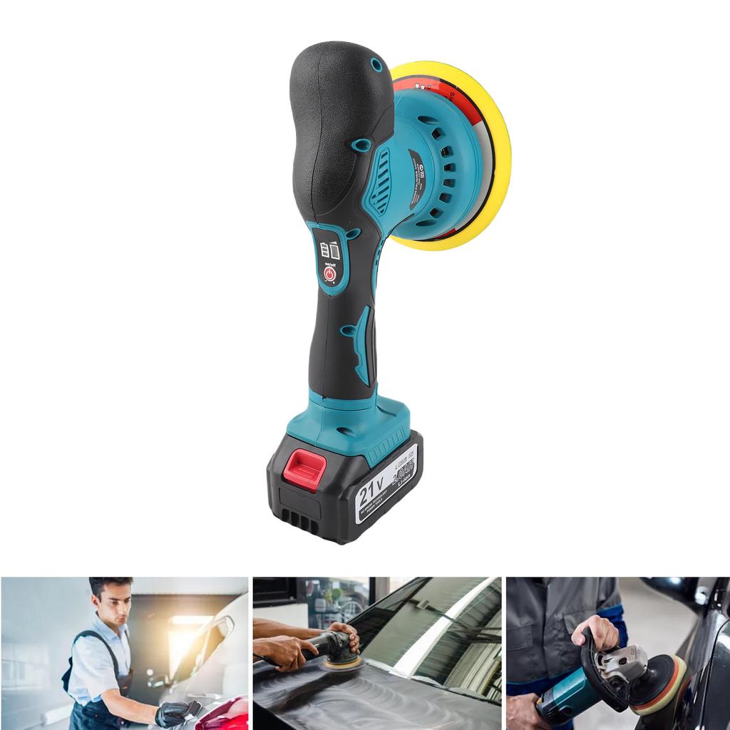 Cordless Car Buffer Polisher 8 Variable Speed 2600mAh Rechargeable Battery Powered 6 Inch Waxing Polishing Machine Car Polisher